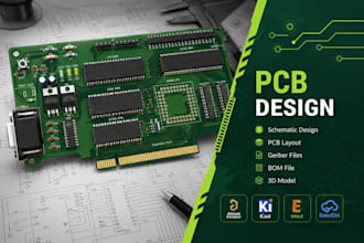 modify pcb designs, schematics, layout, gerber files and bom
