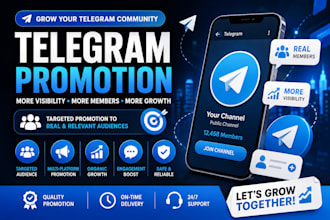 grow your telegram group or channel with targeted active users