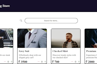 build a responsive  web application