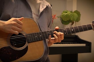 record fingerstyle, acoustic, electric, flamenco, jazz, rock, and ukulele guitar