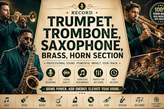 record horns section in 24hrs horns brass woodwind saxophone trumpet brass sax