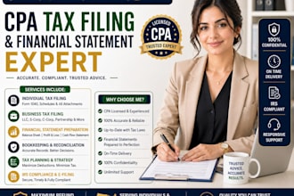do CPA tax filling and financial statement expert