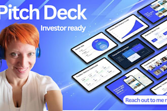 review or build your investor pitch deck for fundraising