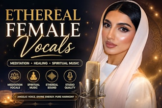 record ethereal female vocals for meditation and spiritual music