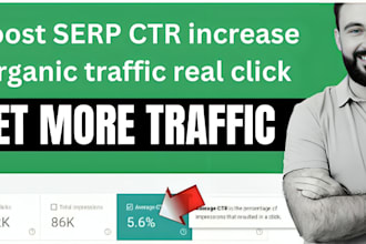 boost serp CTR optimize google ranking increase organic traffic real clicks