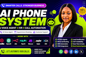 build ai phone system with voice agent, IVR and call automation
