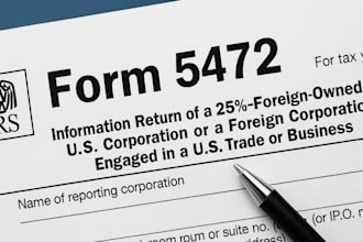 file form 5472 and form 1120 for foreign owned US llc irs compliance