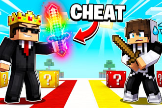 make premium minecraft thumbnail for your youtube