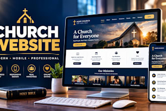 build a modern church ministry wordpress website