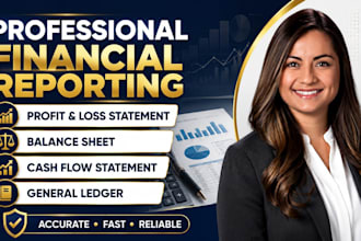 profit and loss statement, balance sheet, cash flow statement and general ledger
