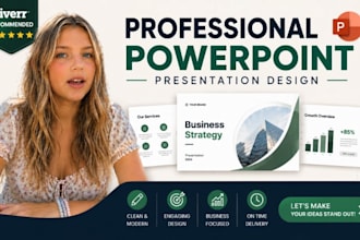 professional powerpoint presentation design, PPT design, business slide decks ai