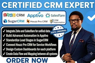 setup creatio CRM apptivo salesflare sugercrm fresha houzz pro CRM automation