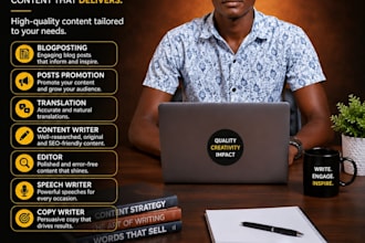 write a professional SEO blog post and high converting copy