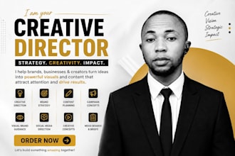 be your creative director for brands, content, and marketing campaigns