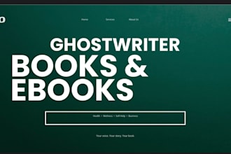 ghostwrite your book or ebook in your voice