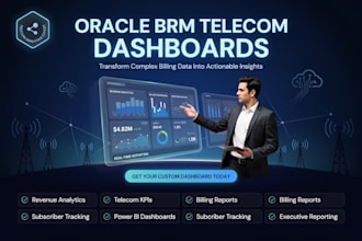 build telecom billing dashboards using oracle brm