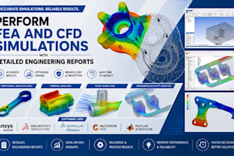 perform fea and cfd simulations with detailed engineering reports