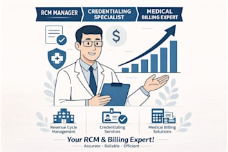 do medical billing, rcm, denial management and credentialing for USA practices