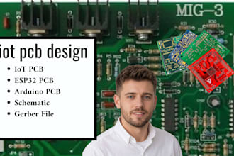 create professional iot pcb design, esp32 pcb for smart home and embedded system