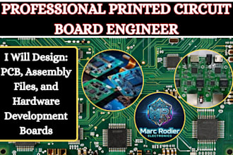 design pcb, assembly files, and hardware development boards