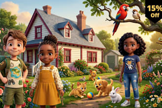 illustrate children book illustration kids book children story book illustration