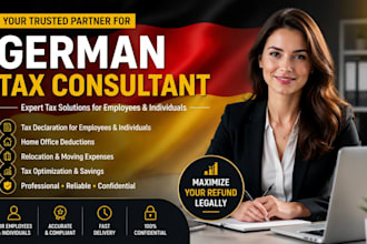 be your german tax consultant for tax declaration employee home office