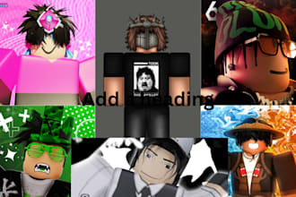 draw roblox thumbnail, minecraft avatar,roblox pfp,roblox avatar in anime style