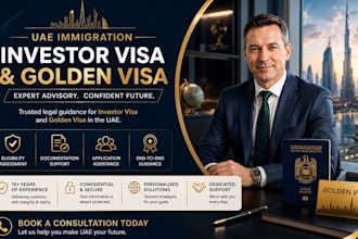 provide uae immigration, investor visa and golden visa advisory