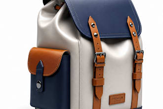 create realistic 3d models of bags, 3d backpack, purses and handbags modelling