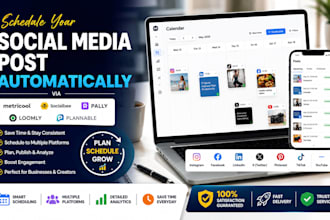 schedule your social media post via metricool socialbee pally loomly plannable