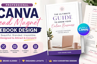 design a professional canva lead magnet ebook that attracts and converts
