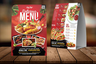 do static or animated digital menu, TV screen or menu board for restaurant