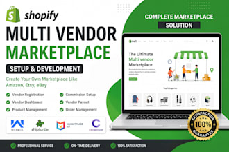 build shopify multivendor marketplace using webkul, shipturtle, crowdship