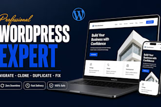 redesign, clone, copy, transfer, migrate and duplicate wordpress website safely