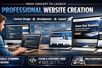 build a modern responsive website with clean code