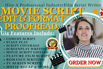 screenplay movie script feature film script, tv series, screenwriting, tv pilot