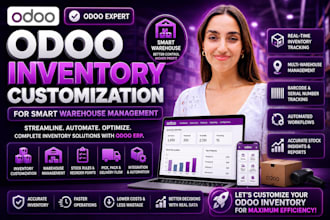 do odoo inventory customization for odoo ware house management