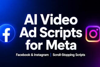 write ai video scripts for meta ads