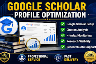optimize google scholar profile citation tracking h index research visibility
