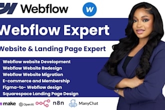 clone,design webflow website, figma to webflow, website redesign, webflow expert
