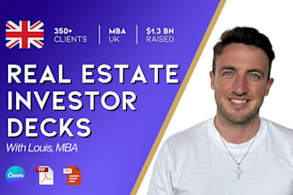 create a real estate reit investor pitch deck