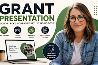 grant proposal presentation, donor deck, nonprofit PPT, funding deck expert