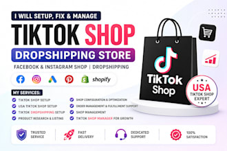 setup tiktok dropshipping usa tiktok shop setup tiktok shop manager