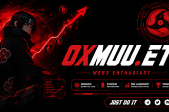 design a dark cinematic twitter x banner for your brand