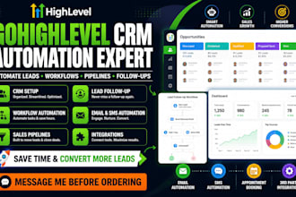 setup gohighlevel CRM automation workflows pipelines lead follow up