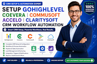 setup gohighlevel coevera commusoft accelo claritysoft CRM workflow automaton