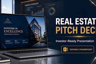 design real estate deck, pitch deck, property presentation, investment proposal