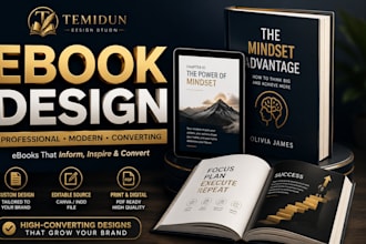 do ebook design, ebook formatting, layout design ,PDF design
