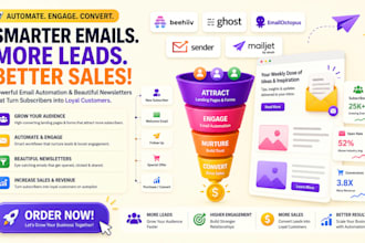 beehiv ghost emailoctopus sender mailjet email automation and newsletter design