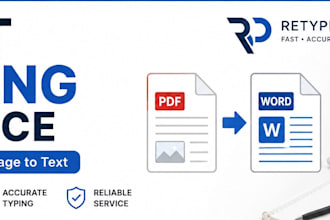 retype PDF, images, and documents fast and accurate